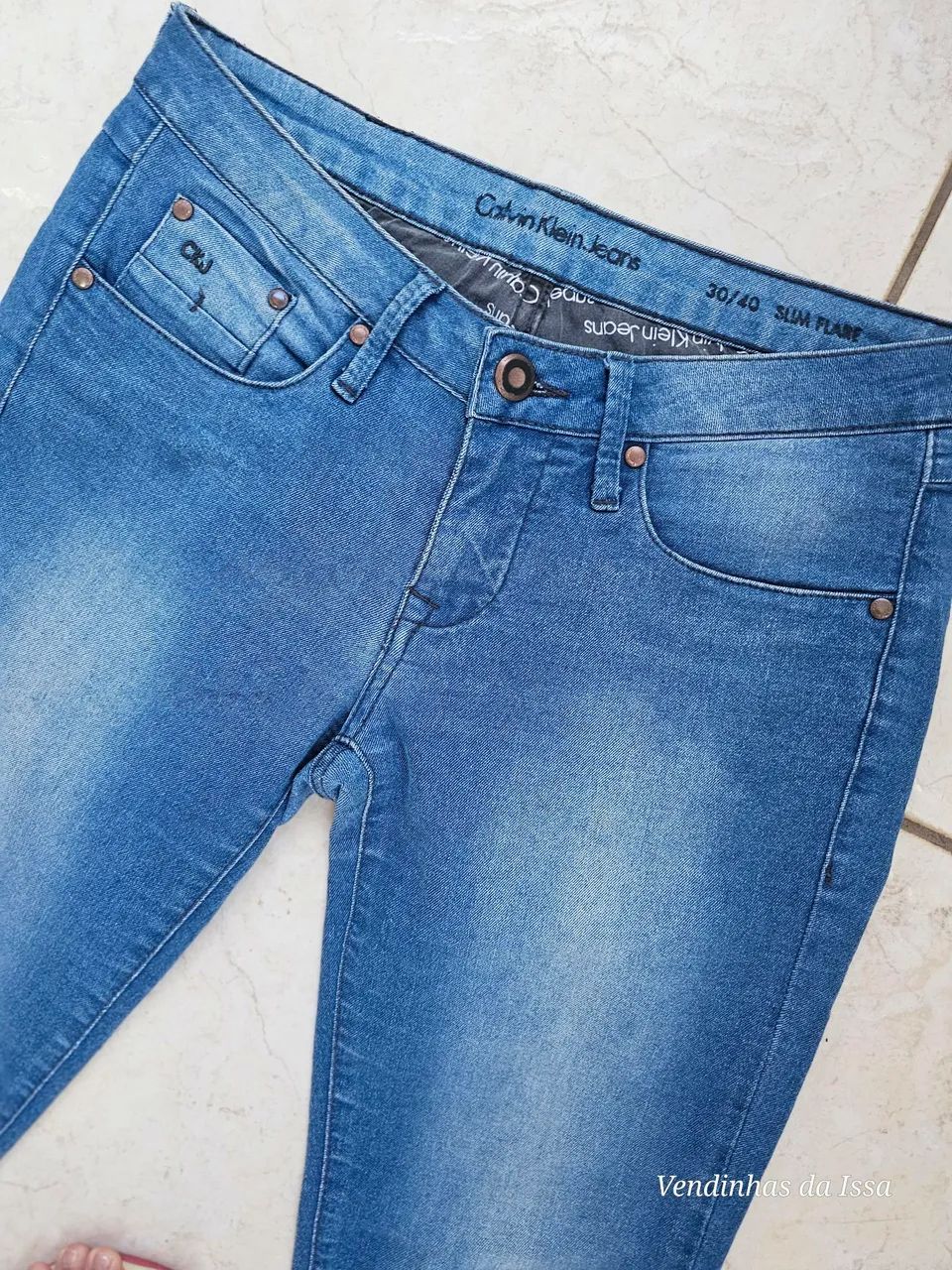Calça Slim Flare Calvin Klein - Foto 2