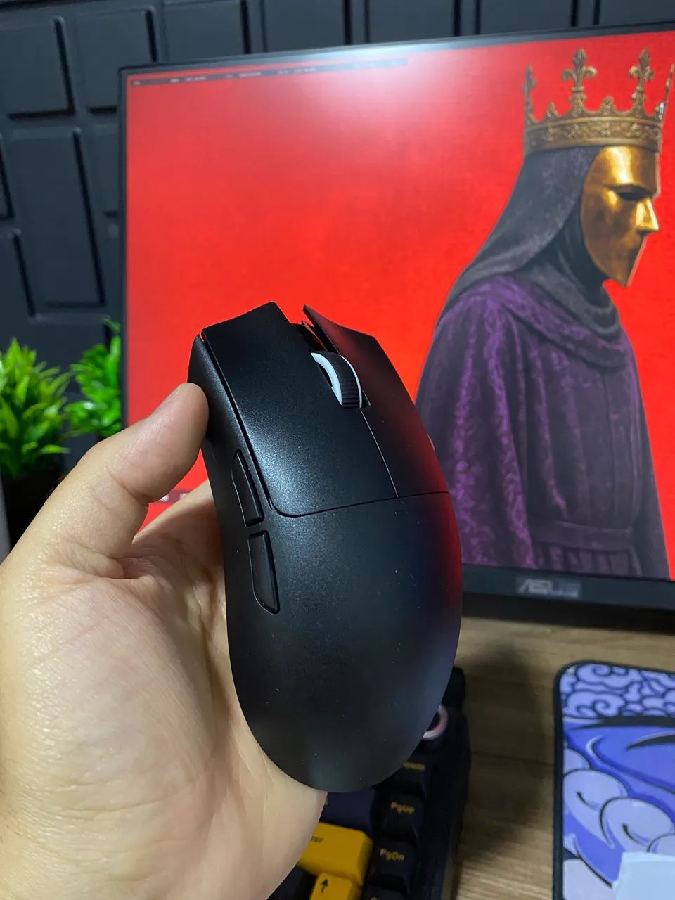 Mouse Attack Shark X11 com Dock de carregamento (NOVO) - Foto 2