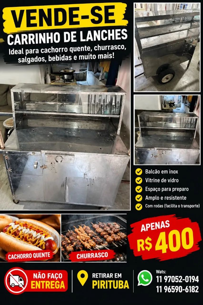 Carrinho de churrasco 