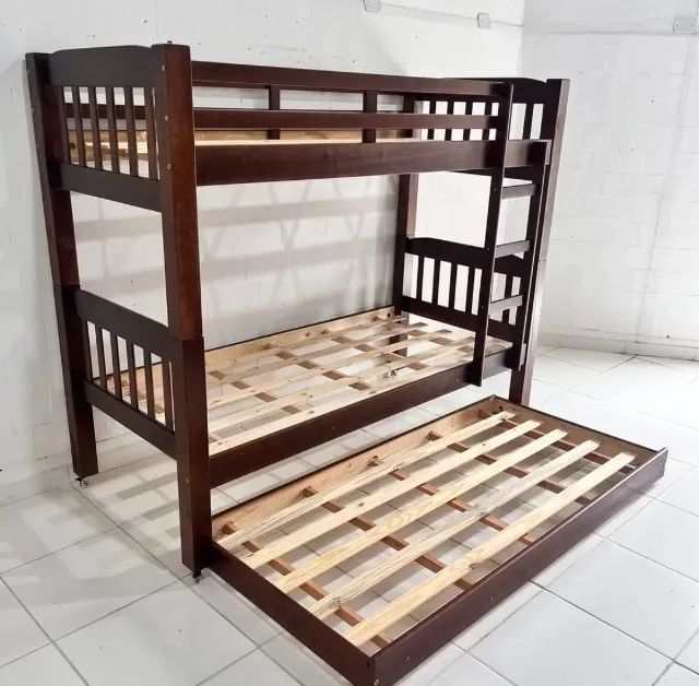 Beliche 100% Madeira, com Cama Auxiliar  de "Brinde" Baixou 999,00!!! !!!!! - Foto 3