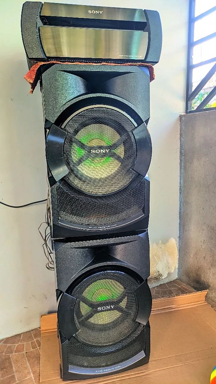 SOM SONY SHAKE X3D POTÊNCIA ABSURDA 