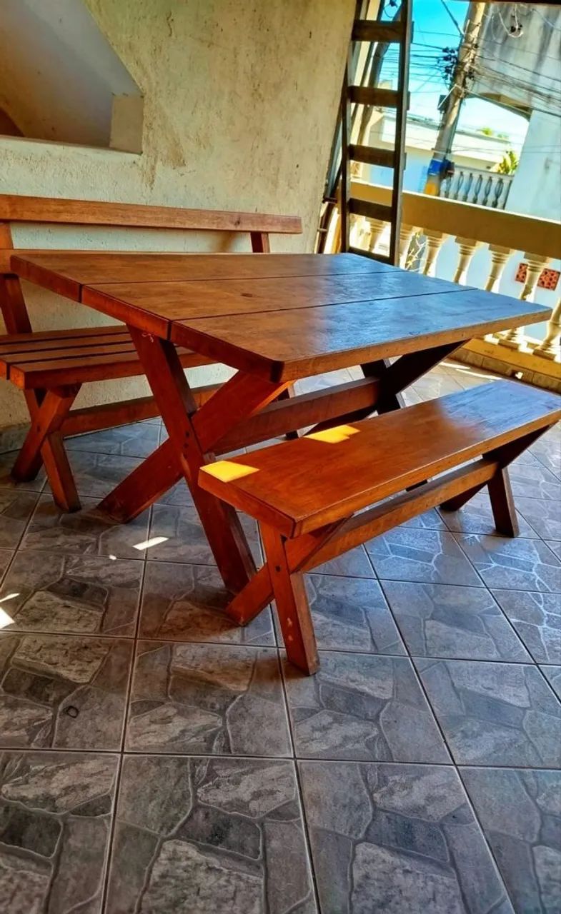 mesa Jardim churrasco varanda - Foto 2