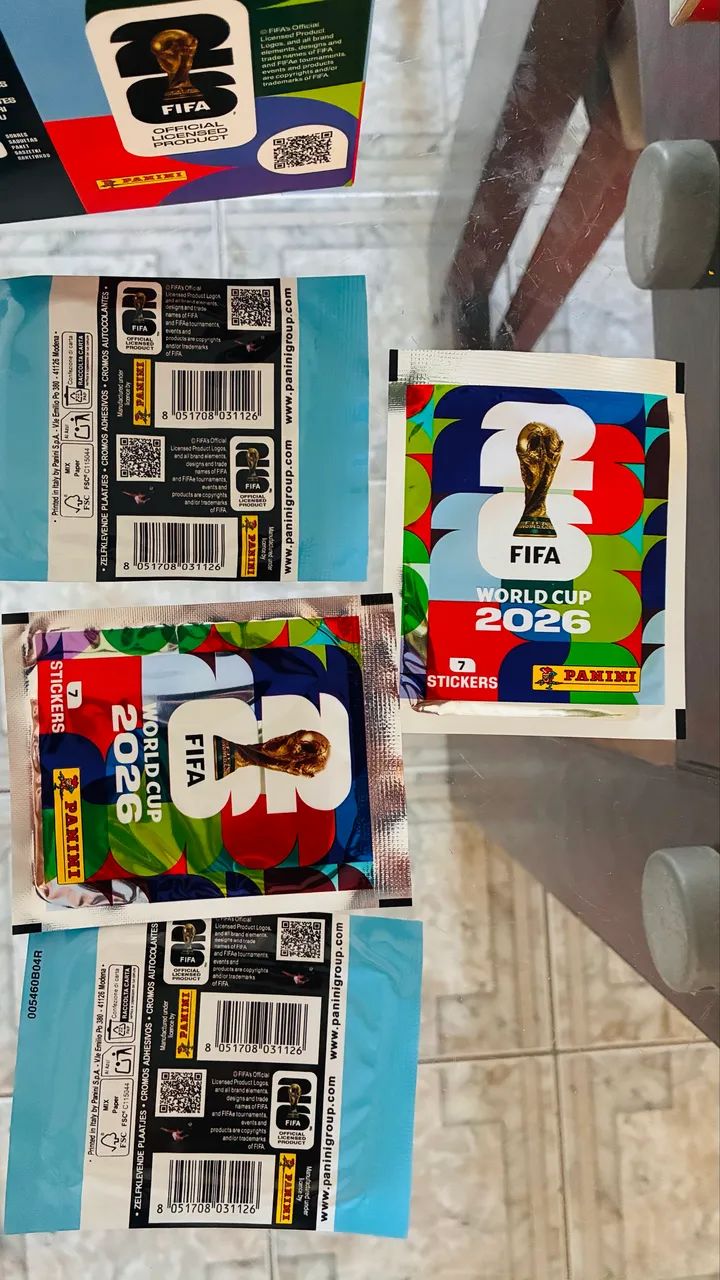 Pacote de figurinhas falsas da copa 2026 China. - Foto 3