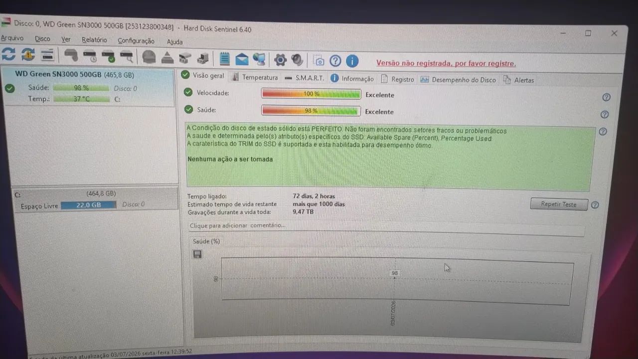 ssd nvme 500 gb com com caixa completo  - Foto 2