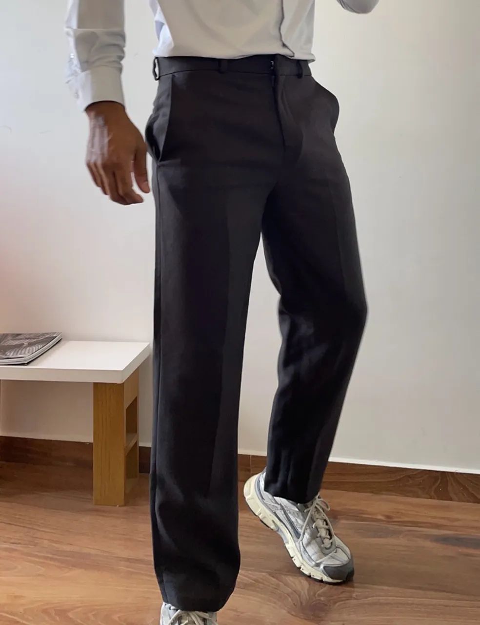 Calça de alfaiataria preta 40 - Foto 5