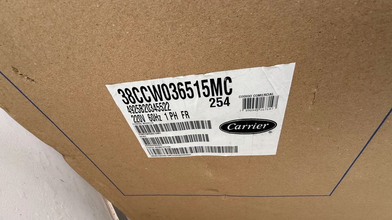Ar condicionado piso teto  Carrier 36mil btus 220v convencional  - Foto 6