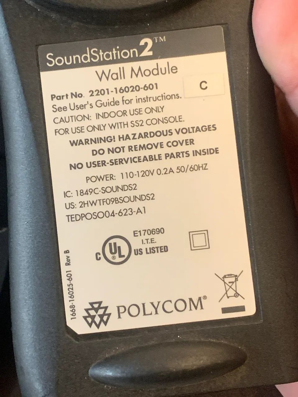 aparelho de audioconferência soundstation 2 sem visor 15100 - polycom - Foto 2