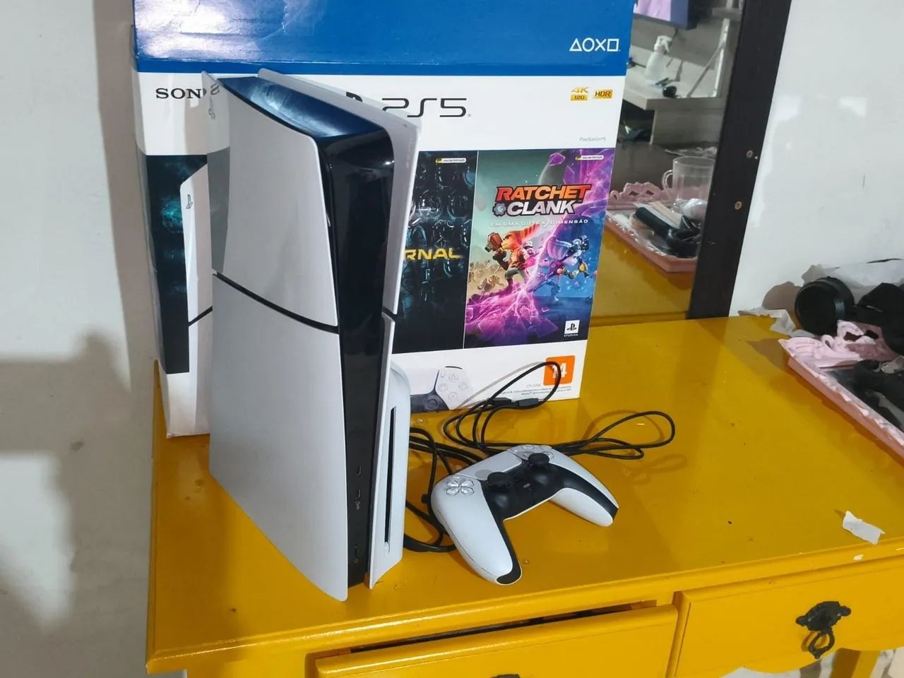 Ps5 mídia física, com dark souls, elden ring e requiem