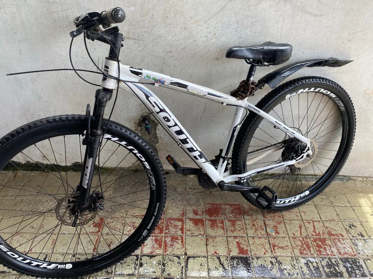 Bike South aro 29 branca, em perfeito estado, facilito a entrega  - Foto 4