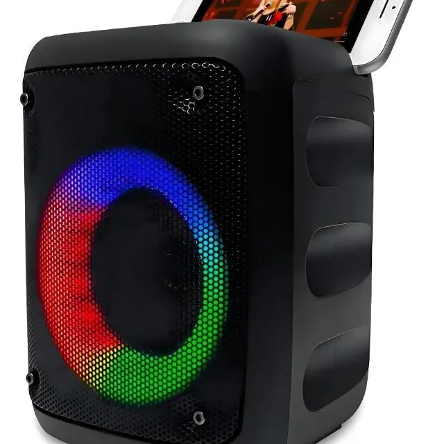  Caixa Caixinha De Som Bluetooth Portatil Radio Fm Potente Cor Preto Grasep Dd-3138
