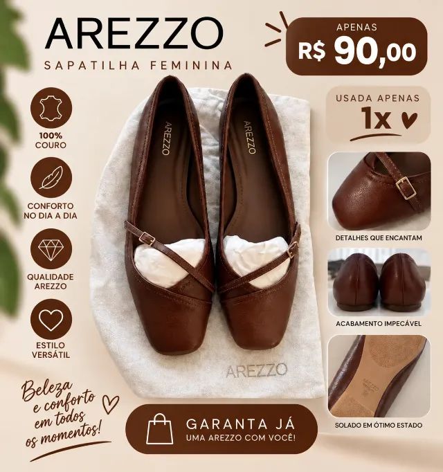 Sapatilha Arezzo