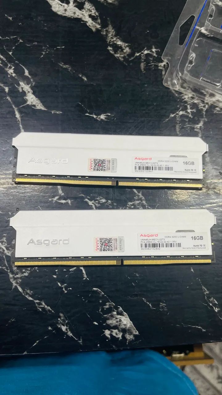 MEMÓRIA ASGARD 32G 3200hz