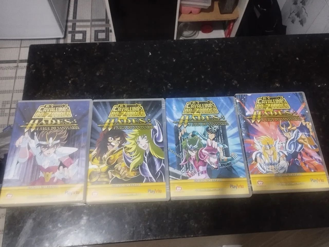Dvds saga completa caleuris do zodíaco originais  - Foto 4