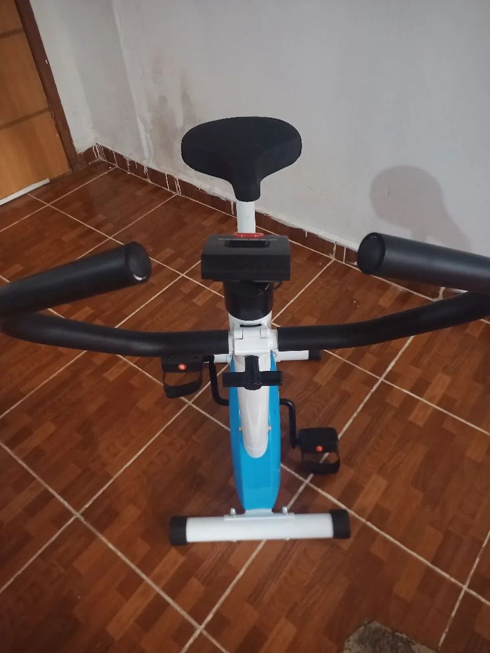 Bicicleta Ergométrica Vertical - Azul | Ótimo Estado - Foto 3