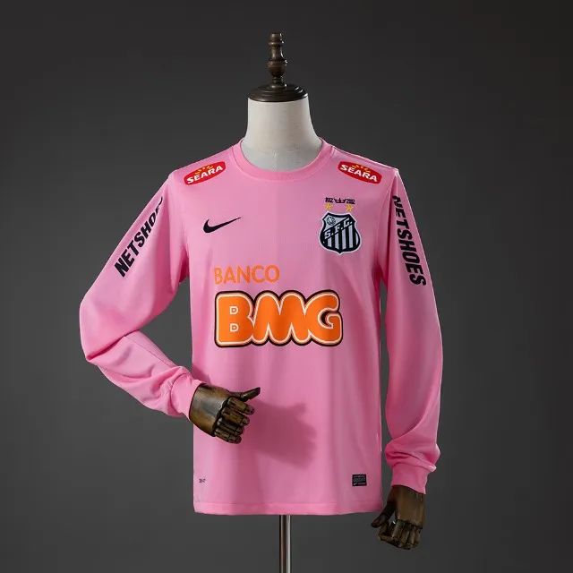 NIKE Santos FC ユニフォーム ピンク Lサイズ Camisa Santos Retrô Manga Longa Rosa 12/13 - Roupas - Sul (Águas