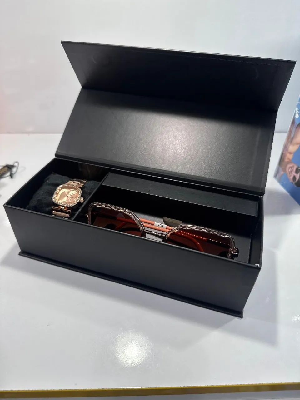 KIT ESPECIAL(relógio, óculos e caixa luxo) - Foto 3