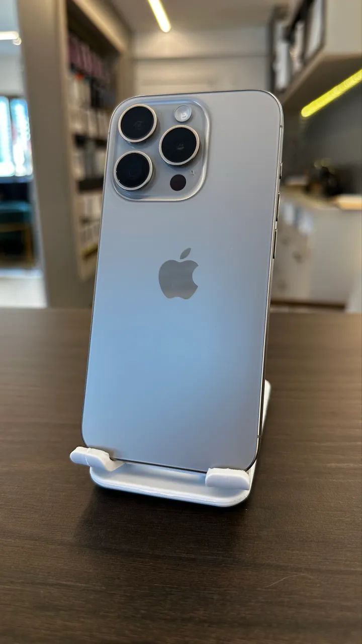iPhone 15 Pro 512gb Natural Seminovo / Loja Física - Celulares e