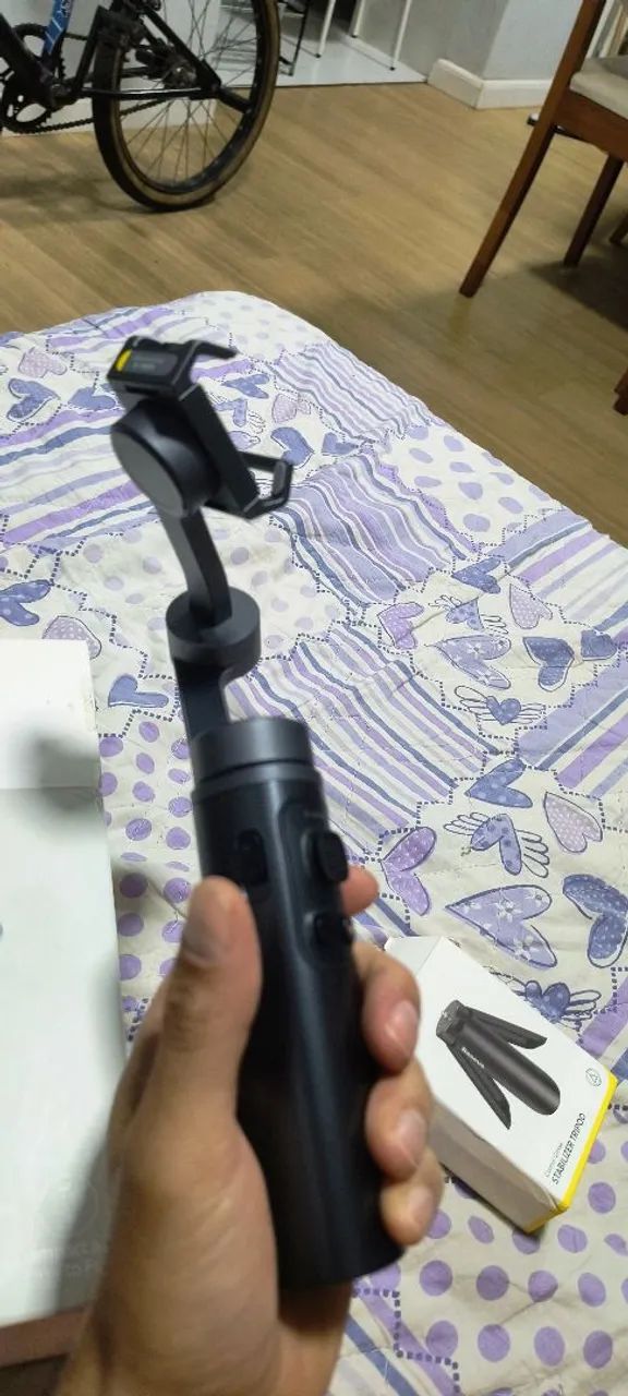 gimbal stabilizer handheld folding profissional  - Foto 2