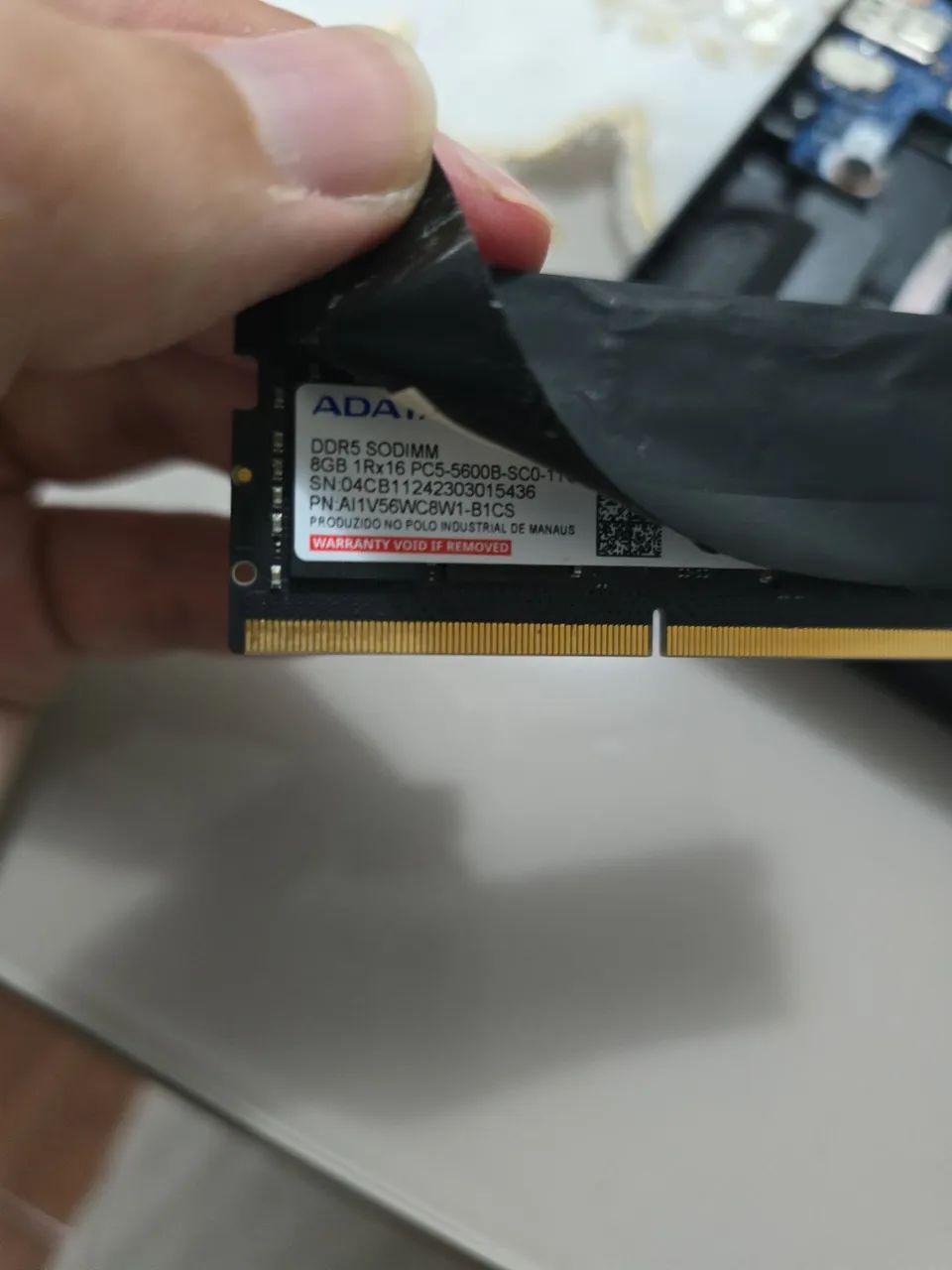 RAM DDR5 Notebook - Adata e Samsung - Foto 3