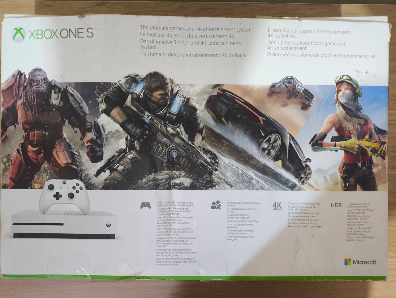 Caixa Microsoft Xbox One S branco 1 TB - Foto 2