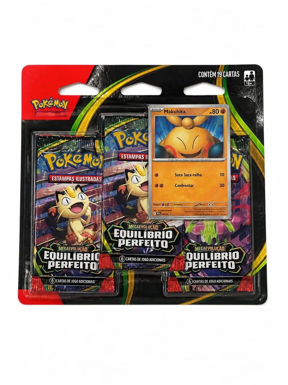 Blister Pokémon TCG - Equilíbrio Perfeito (3 Boosters + Promo)
