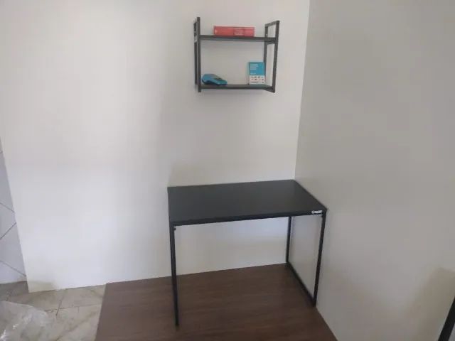 Mesa de Escritório NOVA Multiuso Estilo Industrial para Notebook Computador Estudo Office - Foto 3