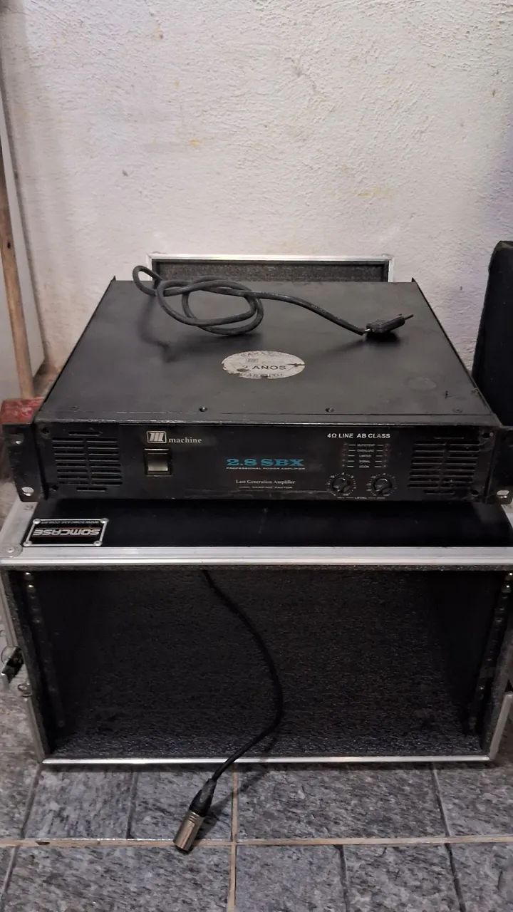 Power amplificador machine 2.8 funcionando. 