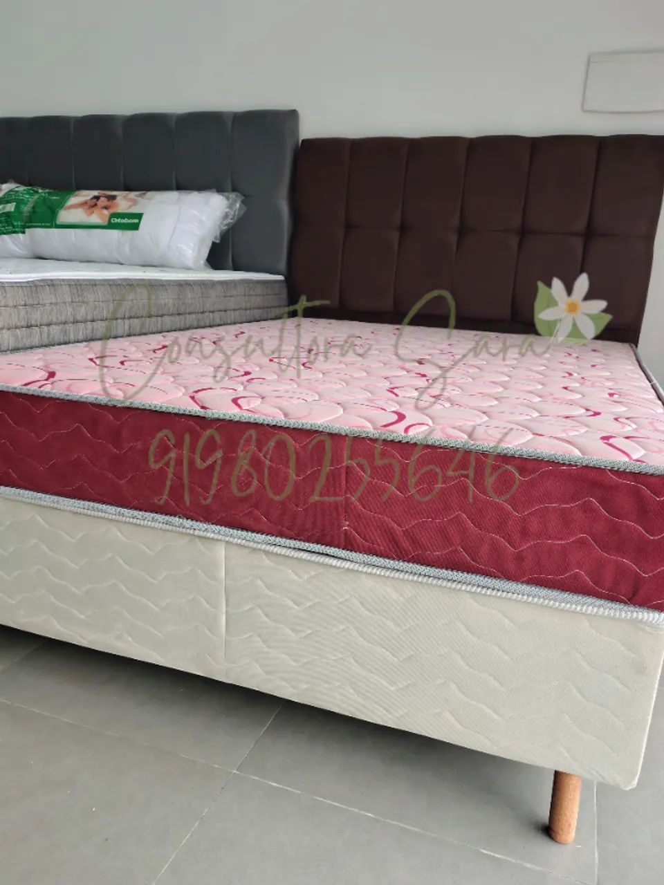 CAMA BOX CASAL MOLAS ENSACADAS DISPONÍVEL À PRONTA-ENTREGA  - Foto 4
