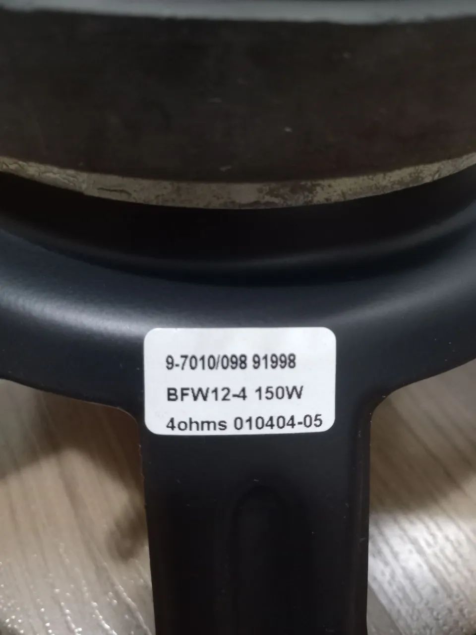 CARCAÇA SUBWOOFER BRAVOX 12" - 4OHMS; 150W - Foto 3