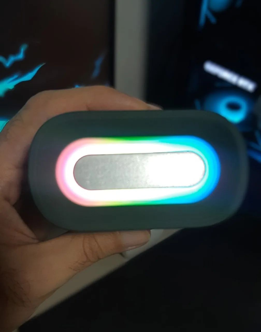 Caixa de Som Bluetooth Camuflada com LED - R$ 80 - Foto 5