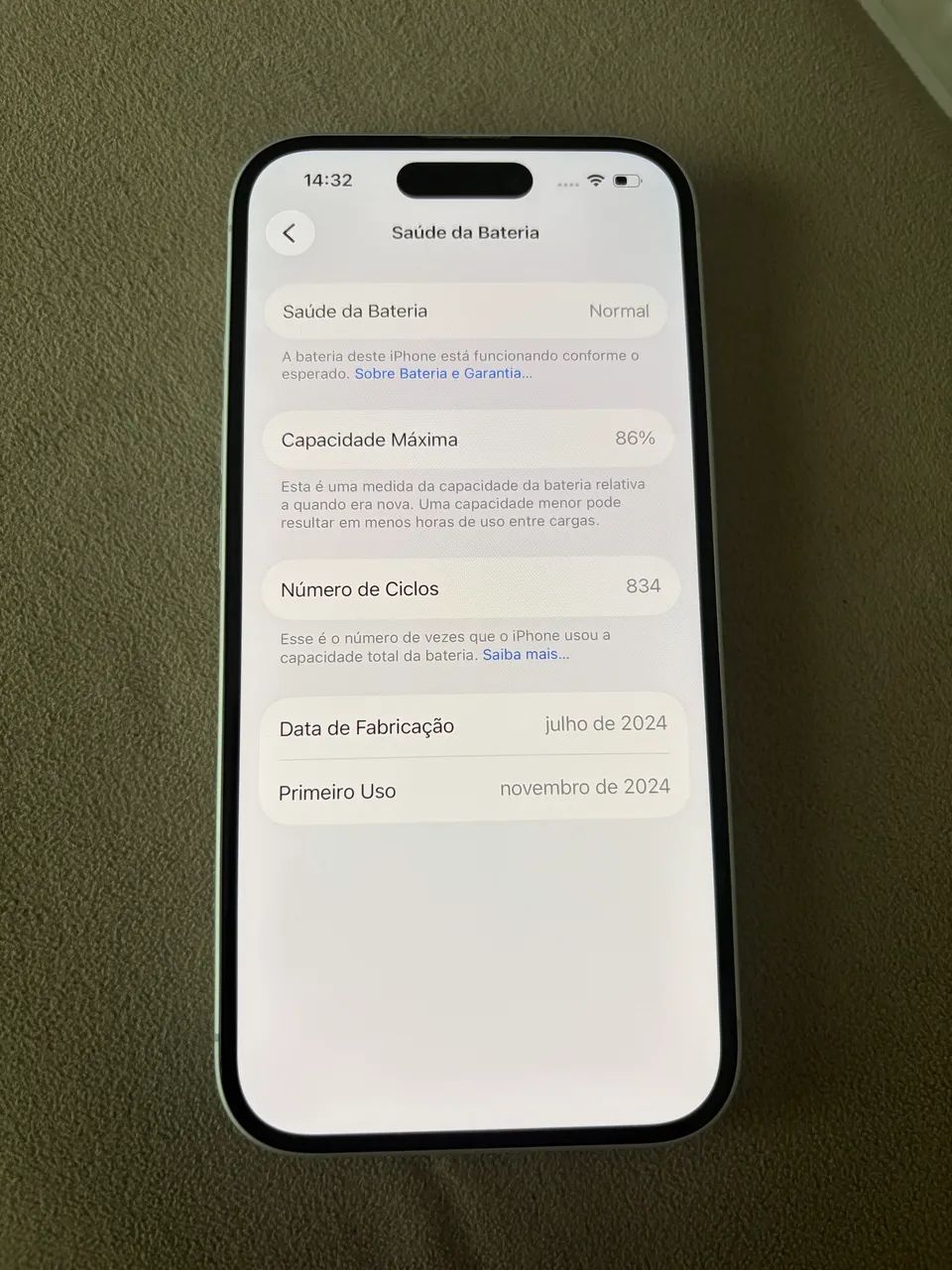 iPhone 16 Branco 128GB - Foto 3