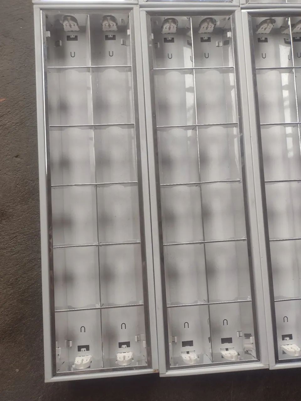 10 Luminárias De Alumínio 