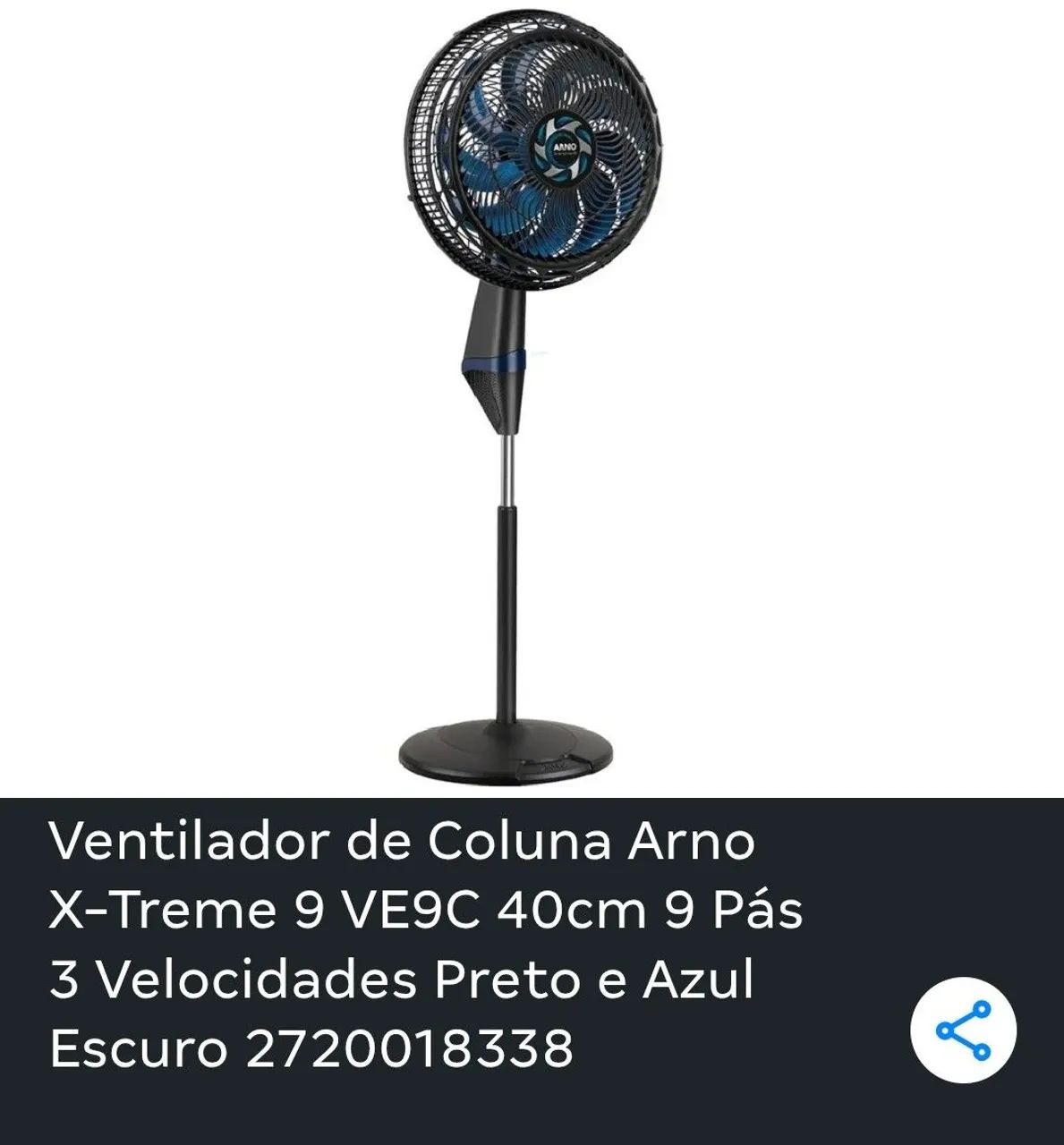 Ventilador coluna Arno X treme 9 - Foto 2