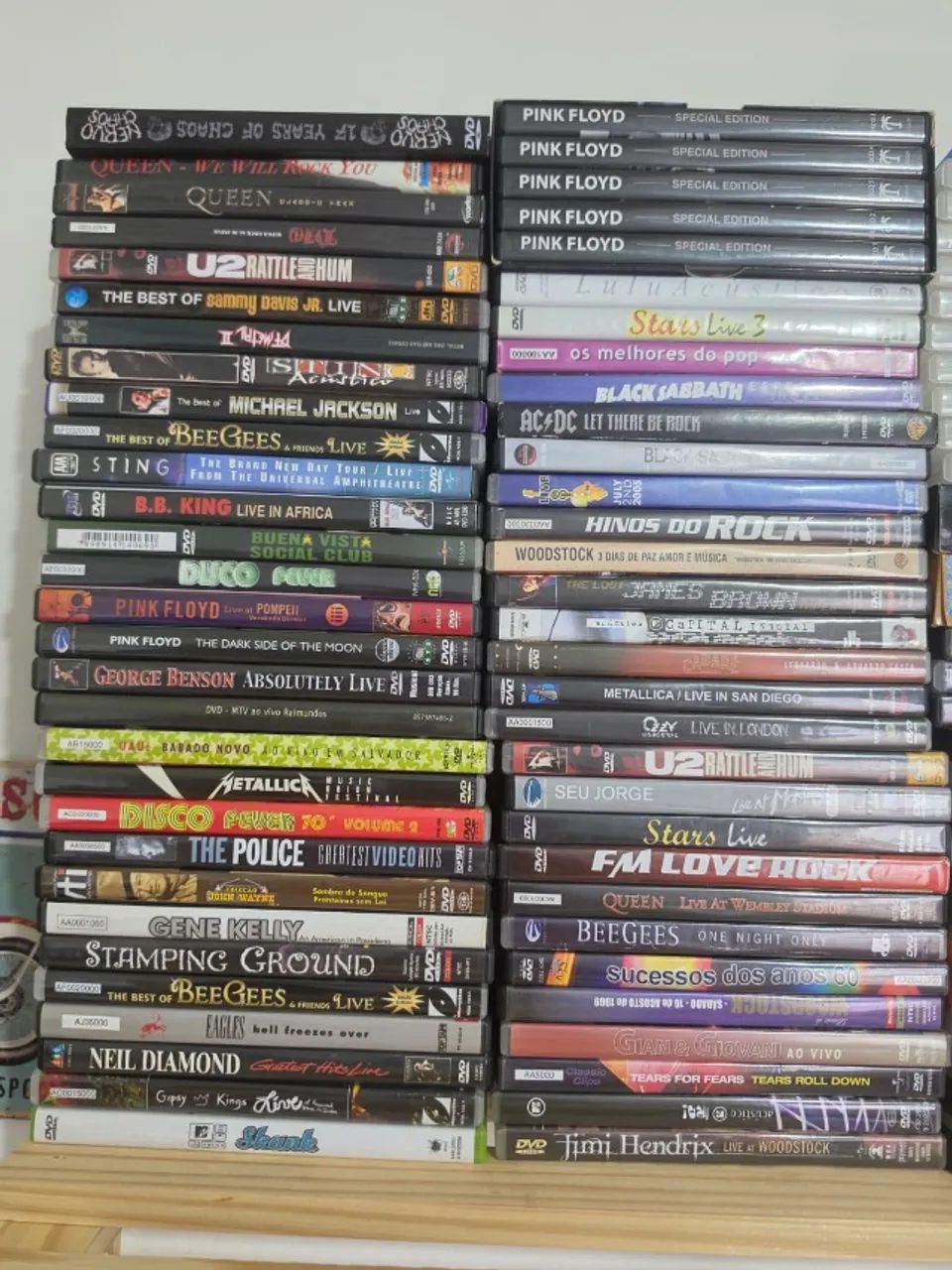COLEÇÃO DVDS MUSICAIS ROCK - Foto 2