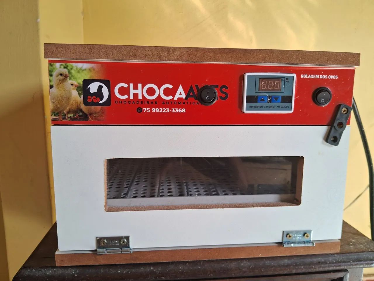 Disponível chocadeira automática para 70 ovos com ovoscopia  - Foto 4