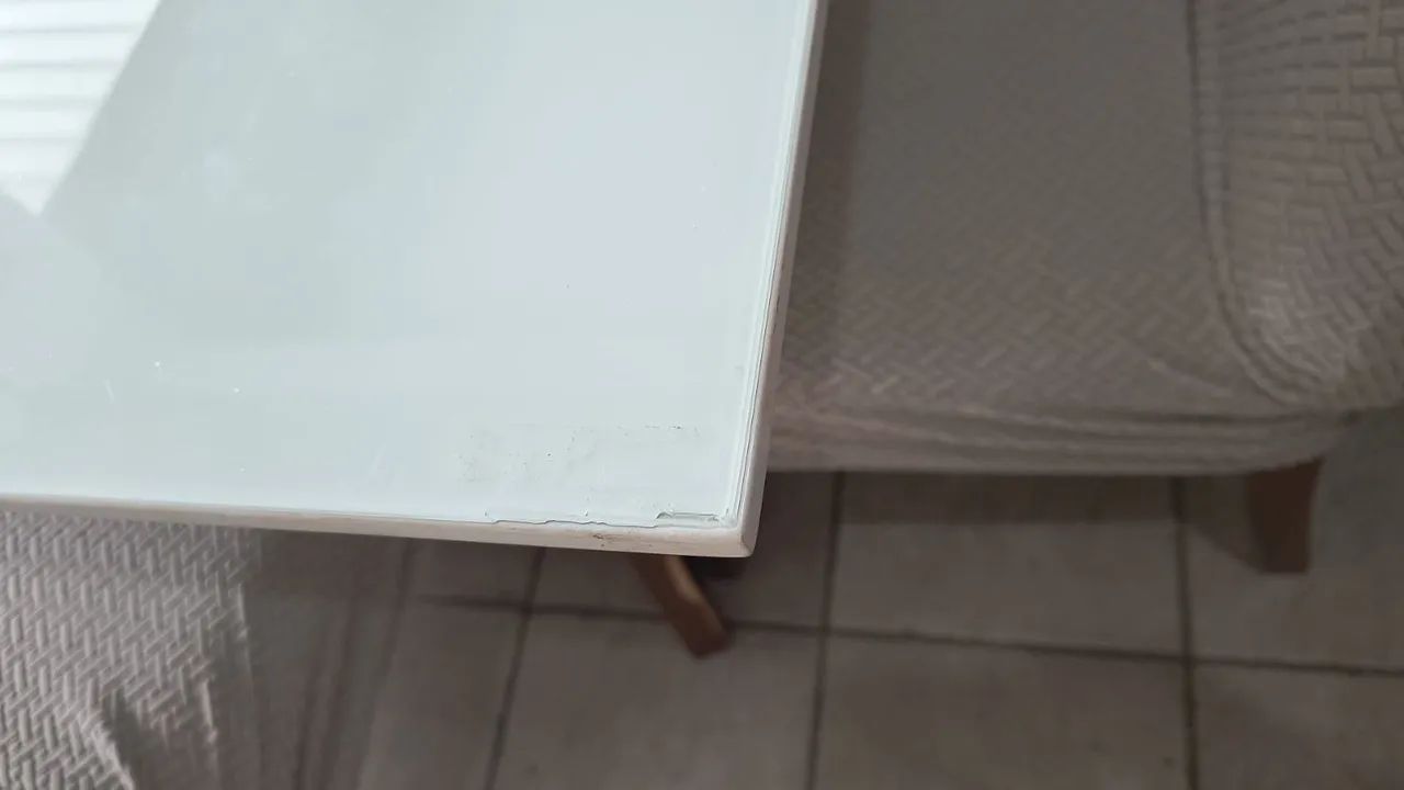 Mesa de jantar 6 cadeiras tampo off white  - Foto 2