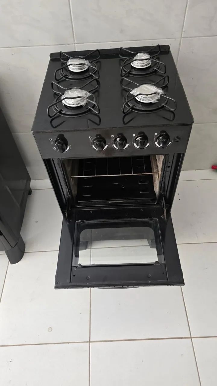 Fogão mesa de vidro 