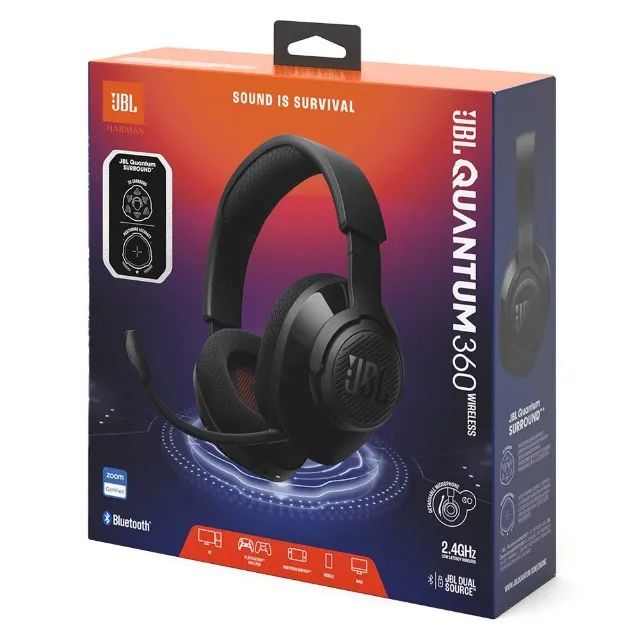Headset JBL Gamer Quantum 360 Wireless