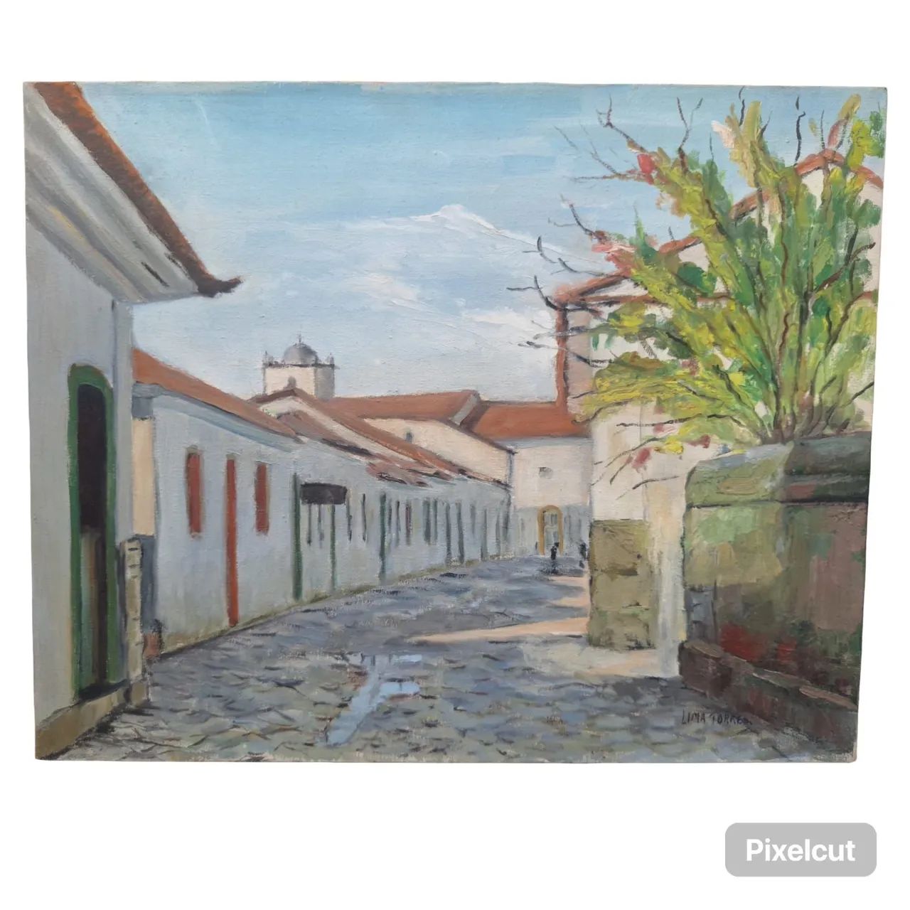 Quadro óleo sobre tela - Alberto Lima torres