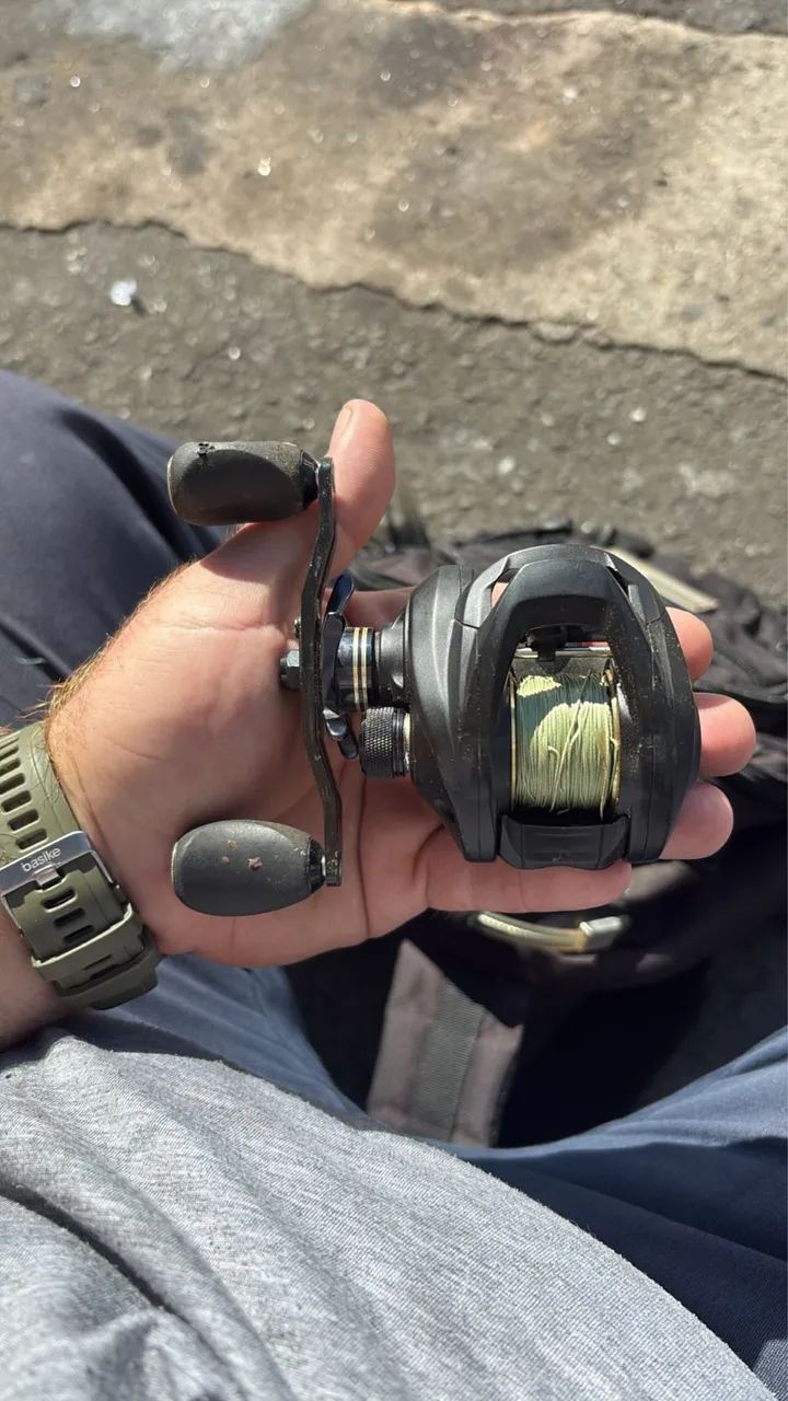 Carretilha Albatroz Fishing Aquila Duo Carbono - Foto 3