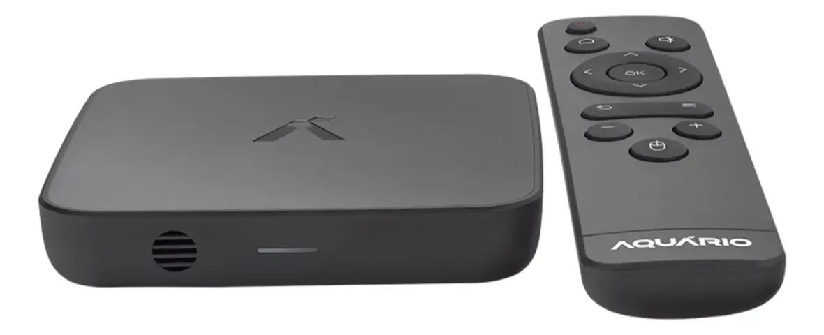 Tv box Aquário PLUS 4K STV-3000 Plus STV-3000 4k padrão 4K 16GB preto com 2GB de memória R - Foto 2
