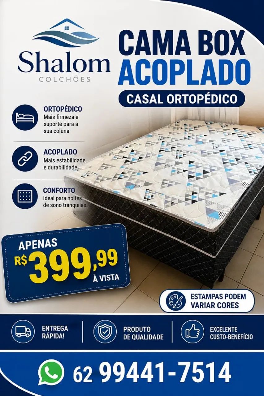 Cama box conjugada 