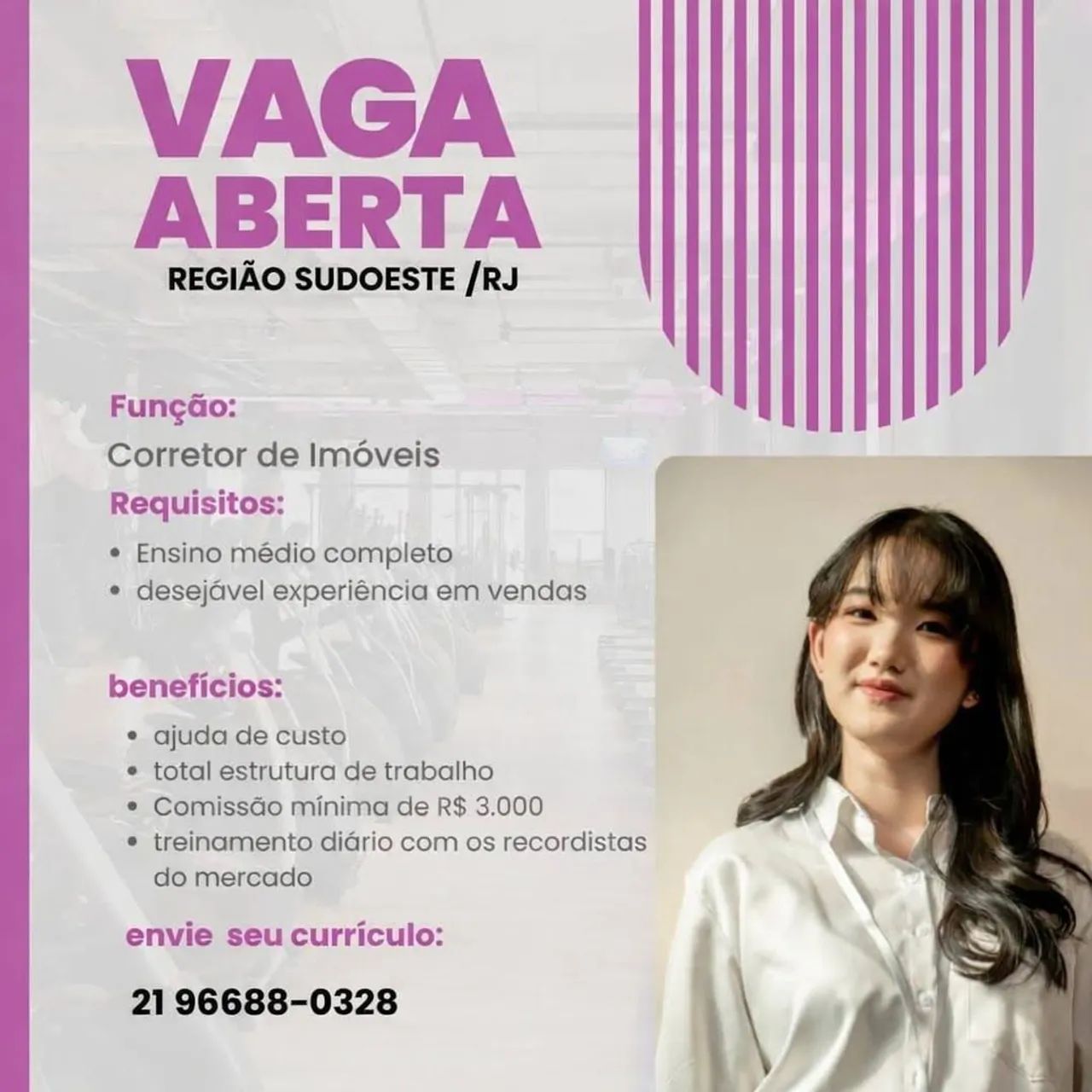 Oportunidade de trabalho - leia a descrição 