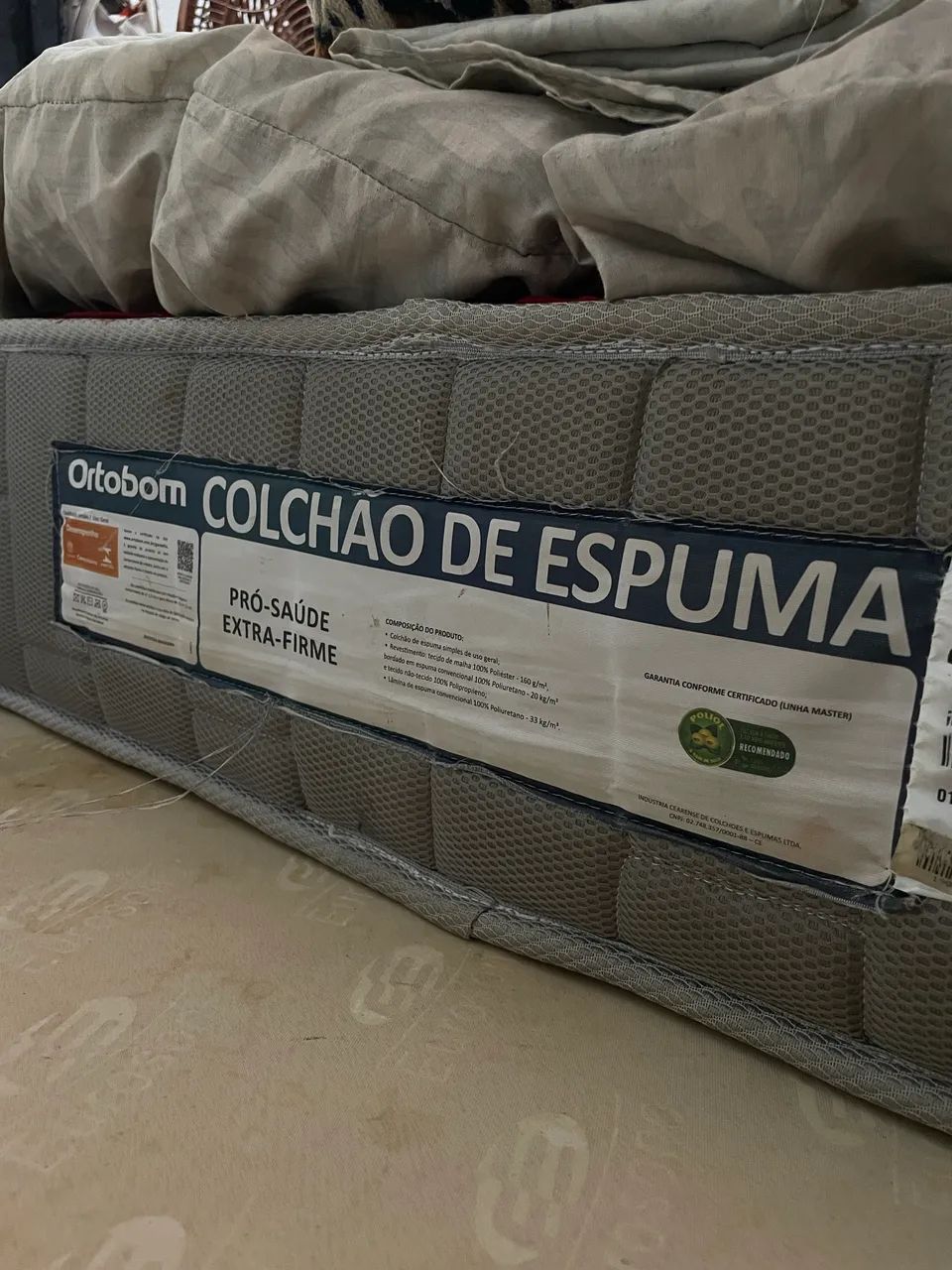 Colchão Ortobom e Box por R$650