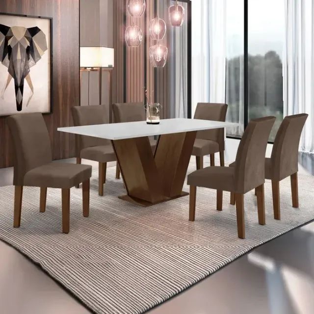 Mesa de jantar 6 cadeiras  - Foto 2