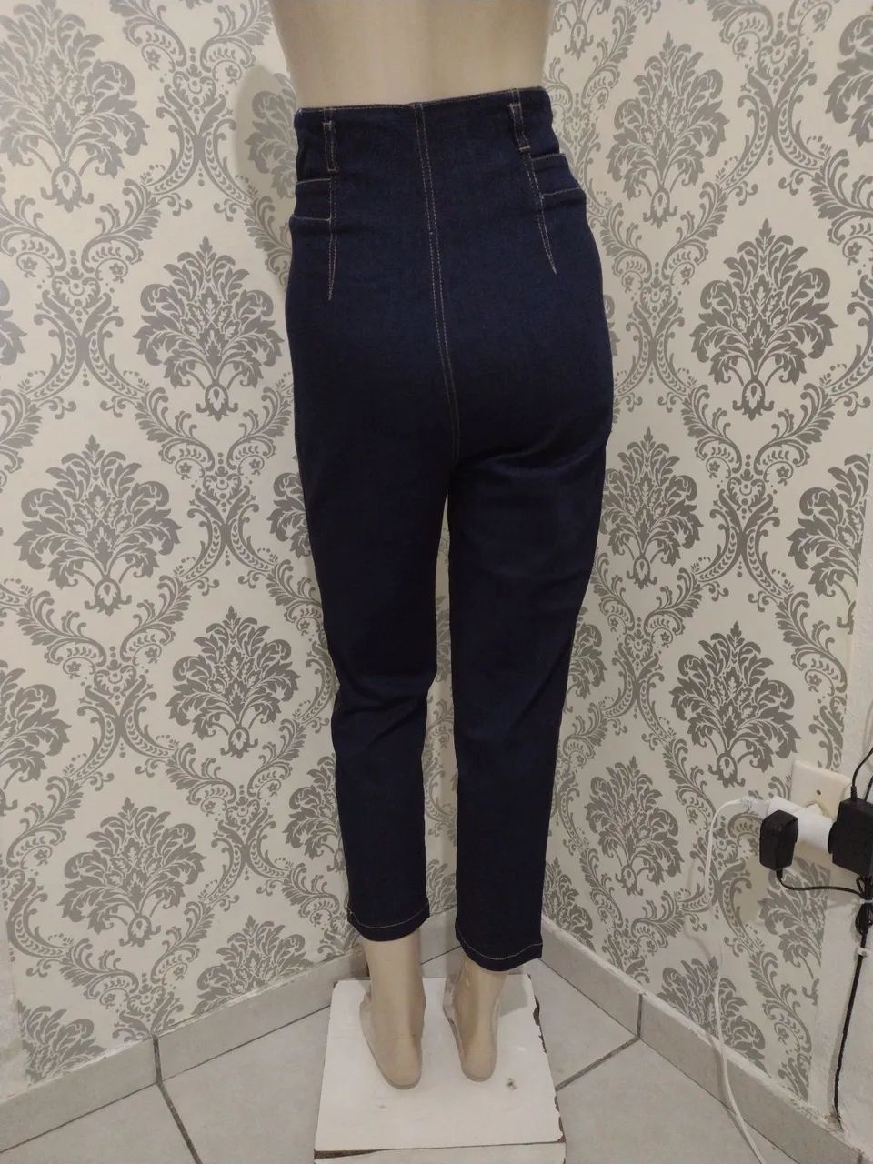 Calça jeans cintura altíssima  - Foto 3