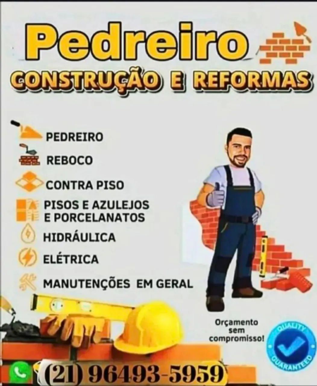 Serviços de obras ( construções e reformas em geral)