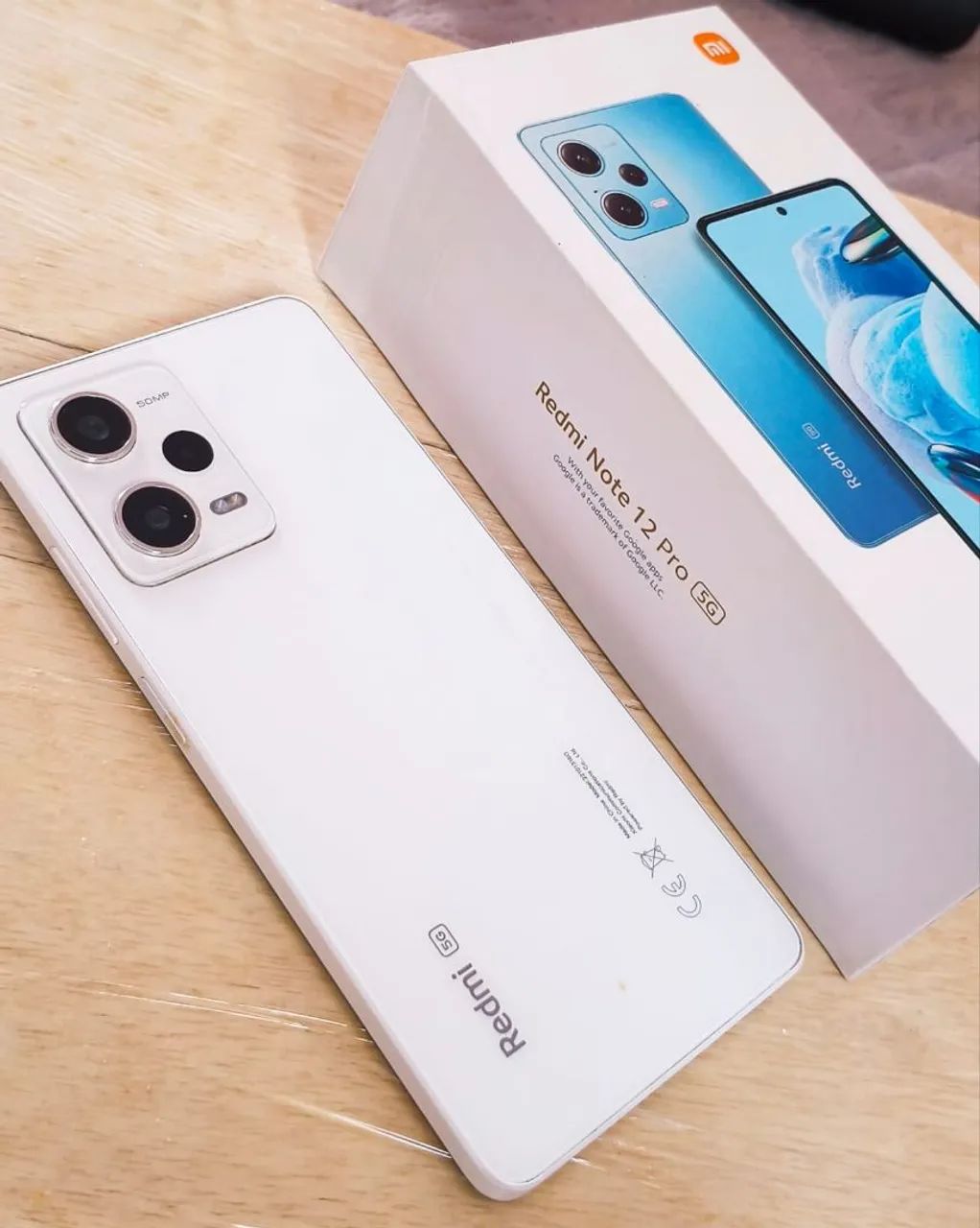 Celular Redimi Note 12 Pro 5G polar white 8gb Ram 256 gb ROM  - Foto 3