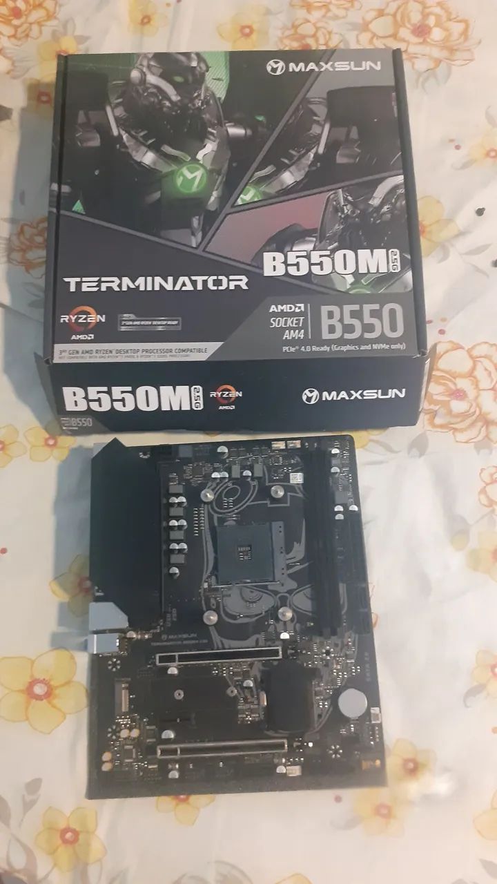 Placa mãe b550m maxsun terminator - Foto 2