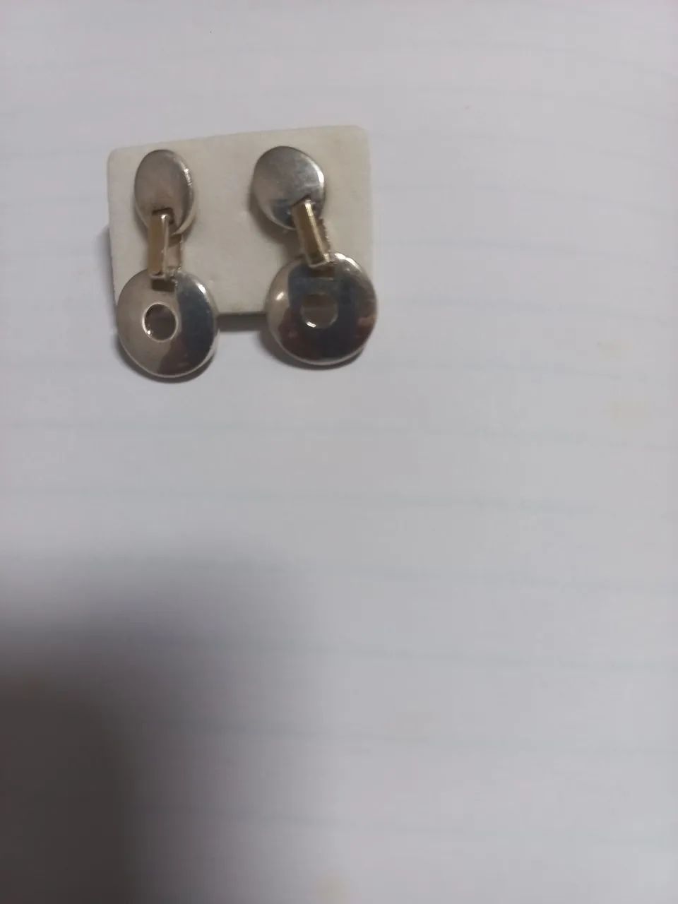 Brinco pendente em prata de lei - Foto 4
